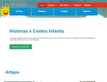 Tablet Screenshot of historias-infantis.com